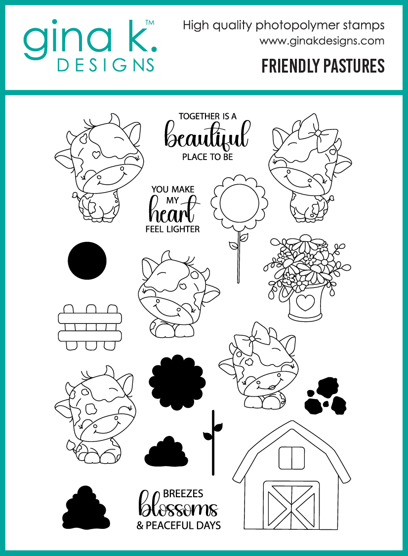 Gina K Designs - Friendly Pastures - STAMPS