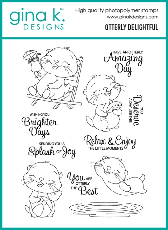 *NEW* - Gina K Designs - Otterly Delightful - STAMPS