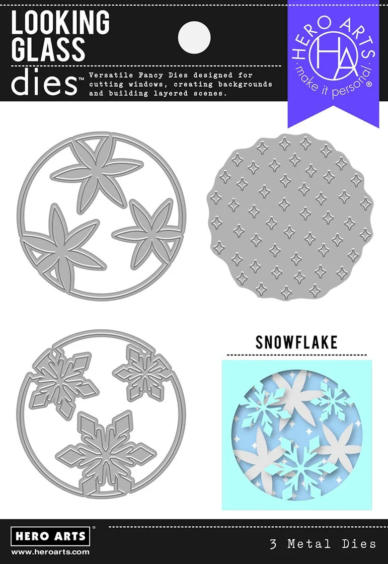 Spellbinders - Hero Arts Looking Glass Snowflake Dies (SO)