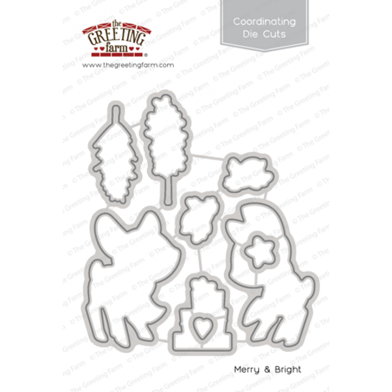 The Greeting Farm - Merry & Bright - Die Cuts