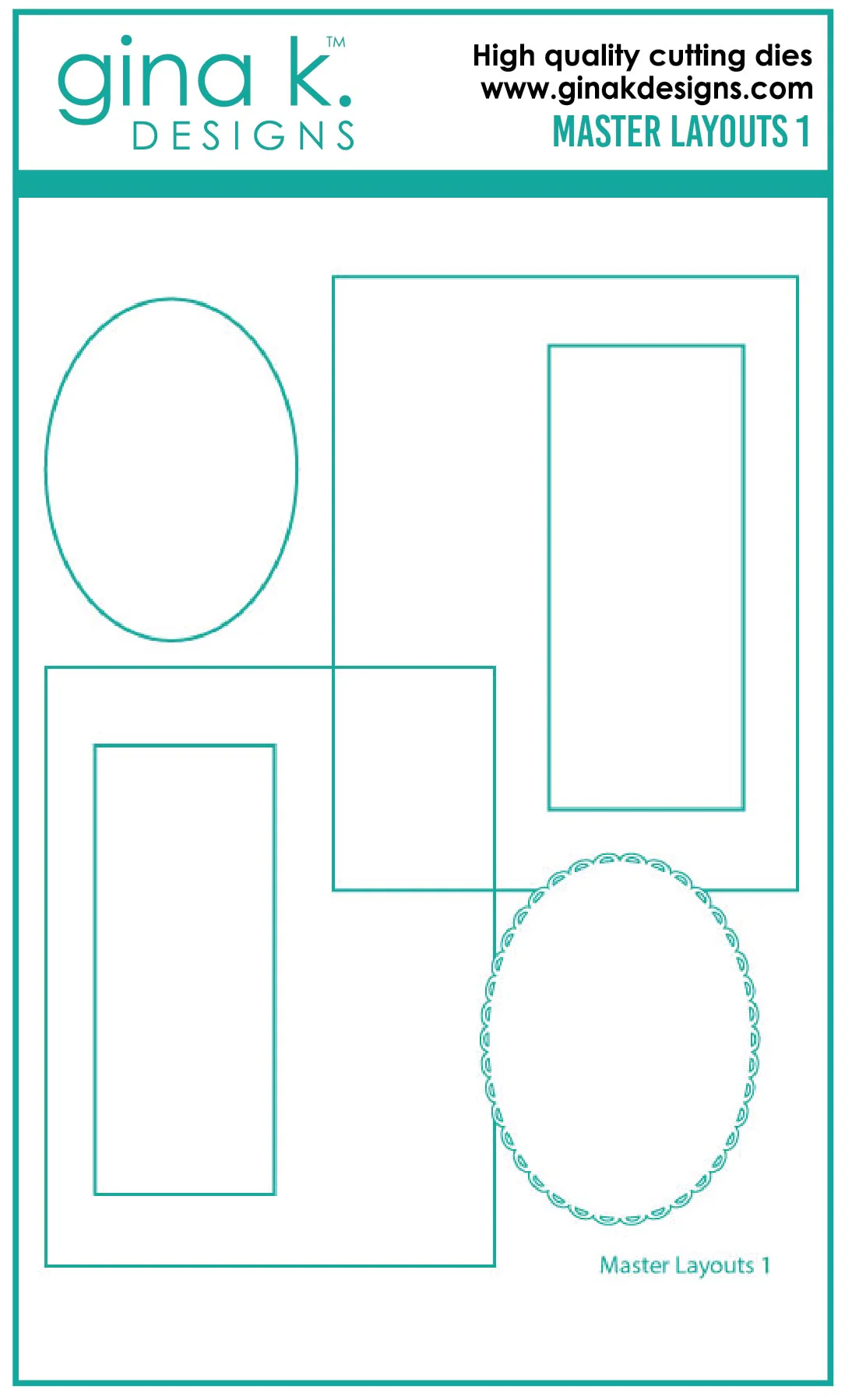 Gina K Designs - Master Layouts 01 - DIE