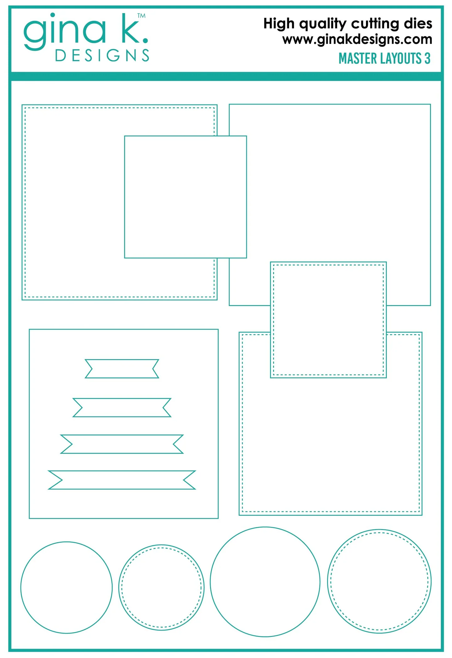 Gina K Designs - Master Layouts 03 - DIE