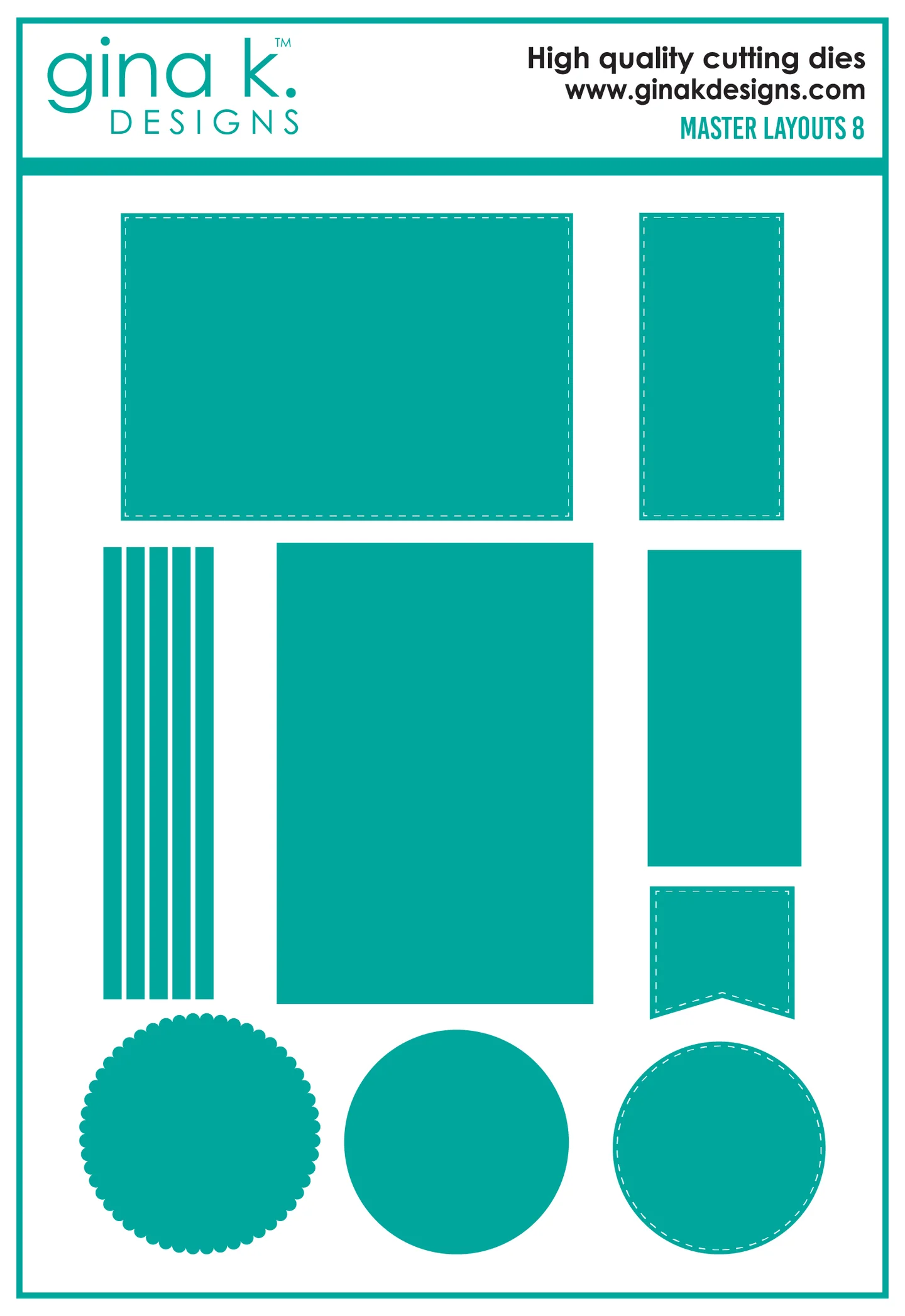Gina K Designs - Master Layouts 08 - DIE