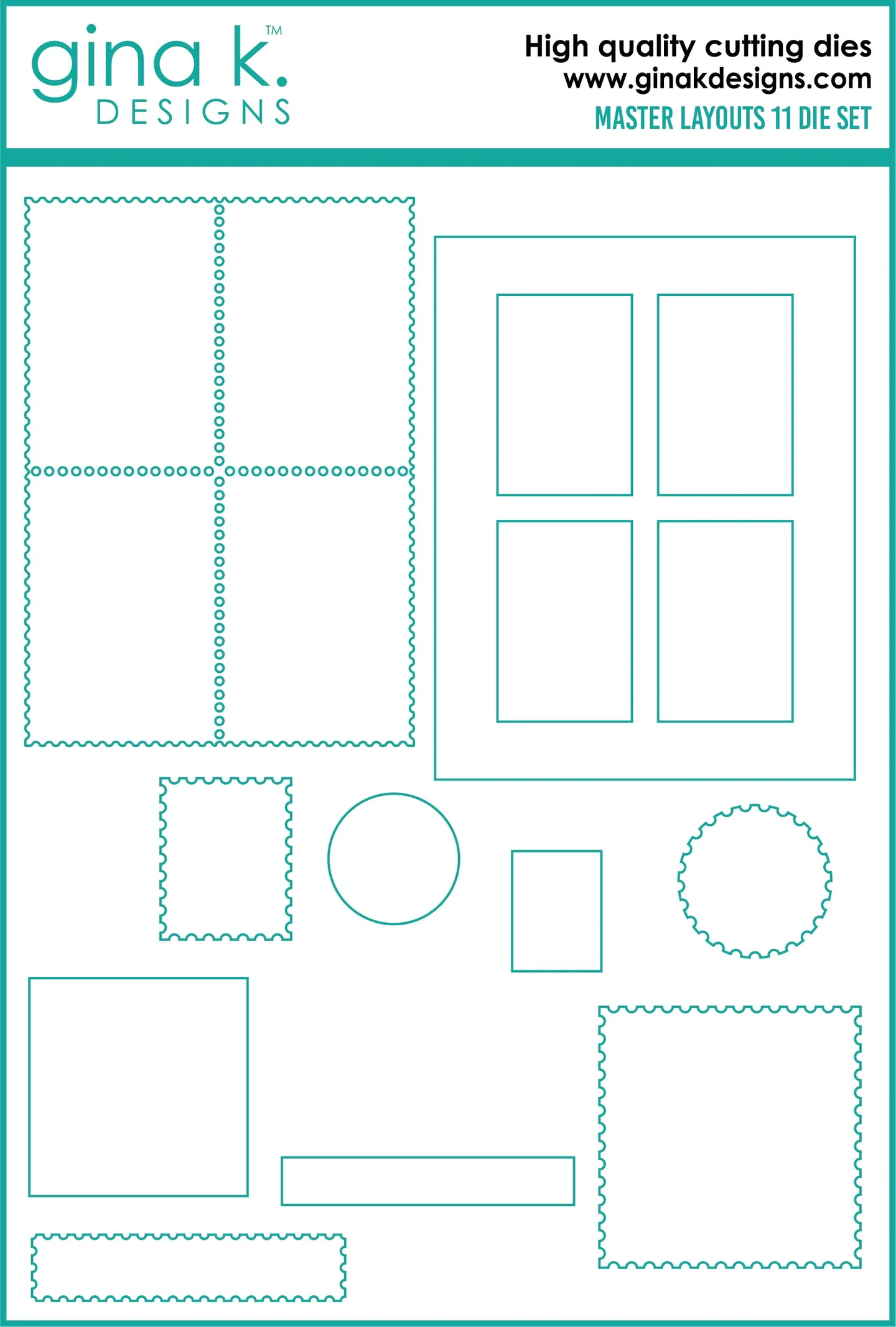 Gina K Designs - Master Layouts 11 - DIE