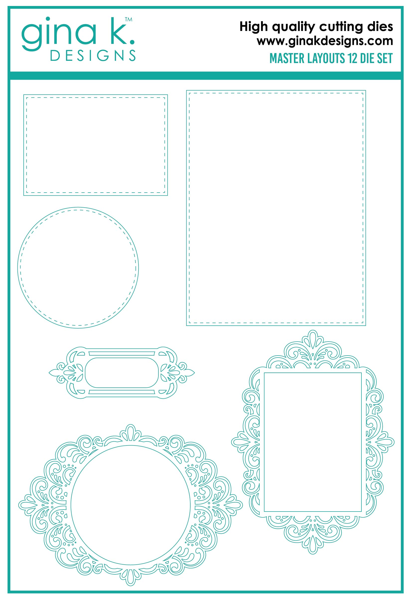 Gina K Designs - Master Layouts 12 - DIE