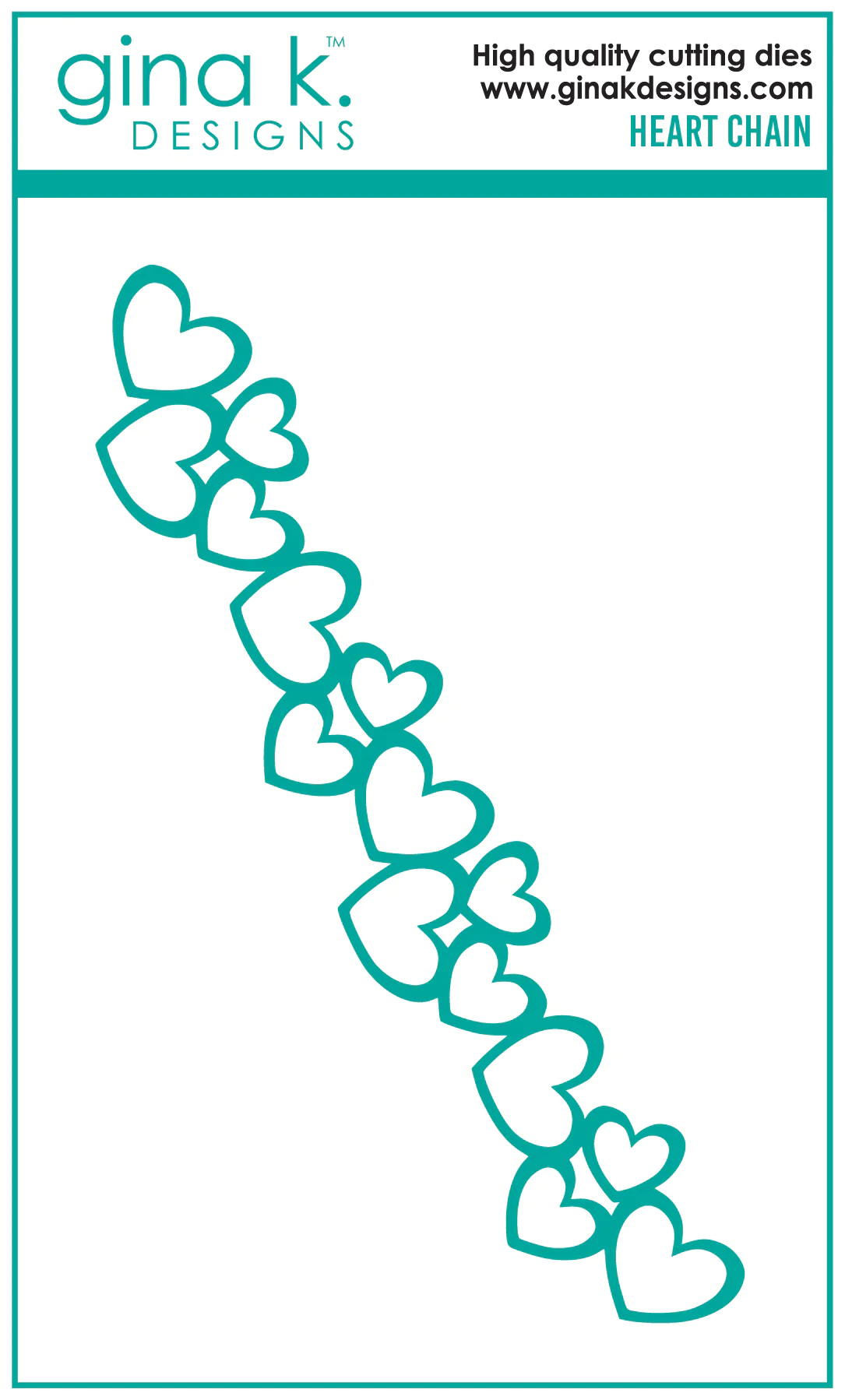 Gina K Designs - Heart Chain - DIE