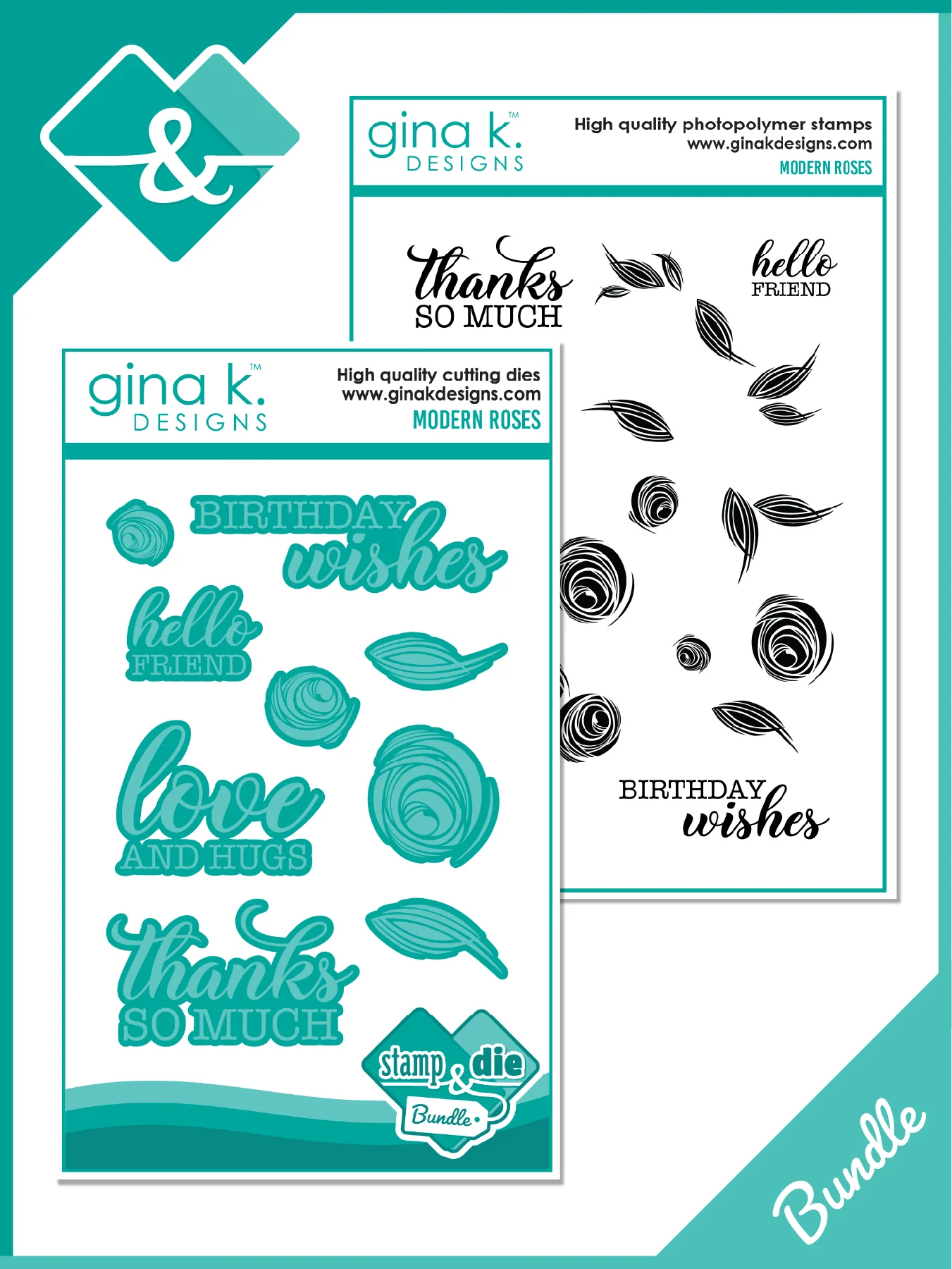 Gina K Designs - Modern Roses - BUNDLE