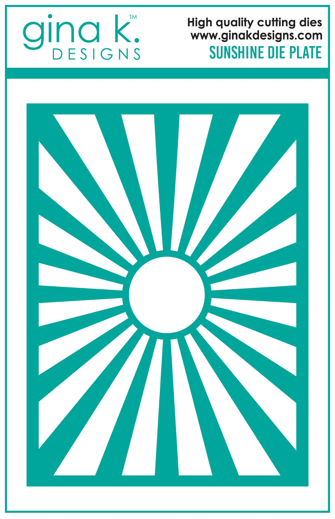 Gina K Designs - Sunshine Die Plate - DIE