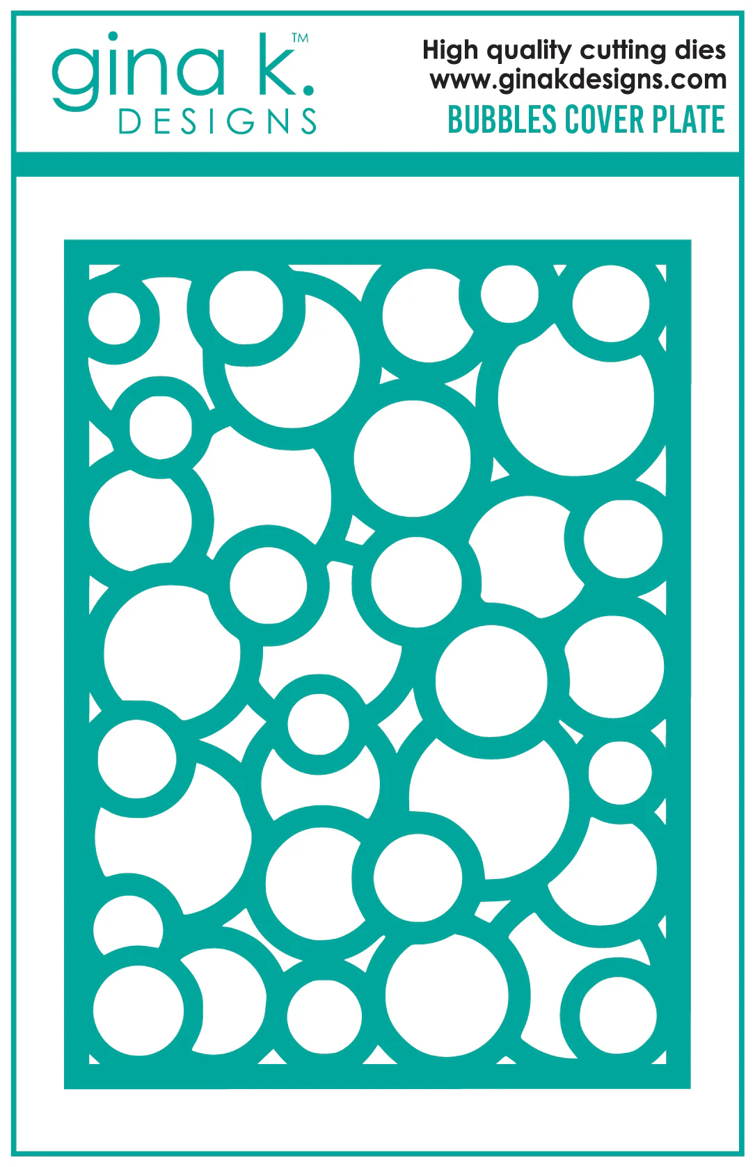 Gina K Designs - Bubbles Cover Plate - DIE