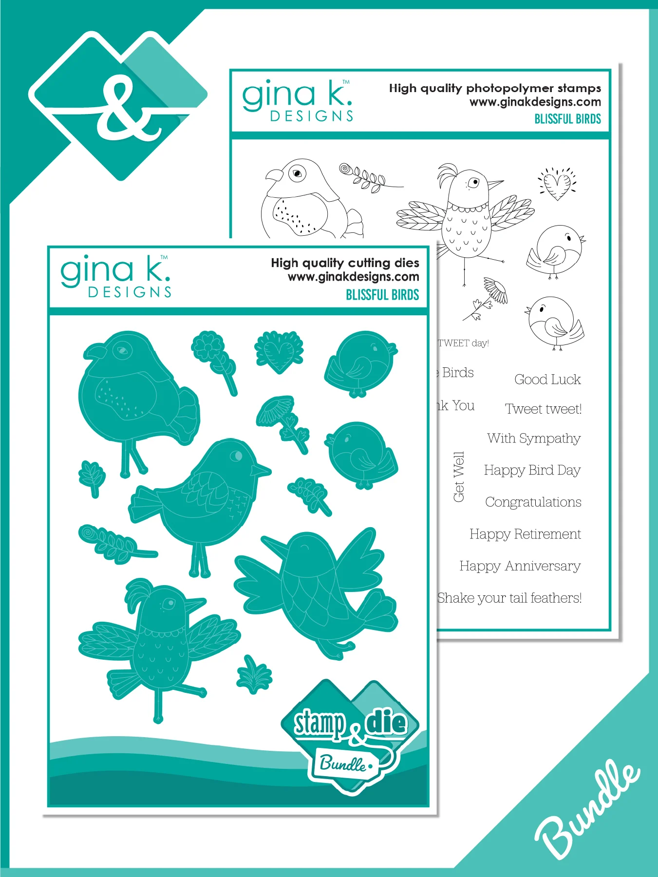 Gina K Designs - Blissful Birds - BUNDLE