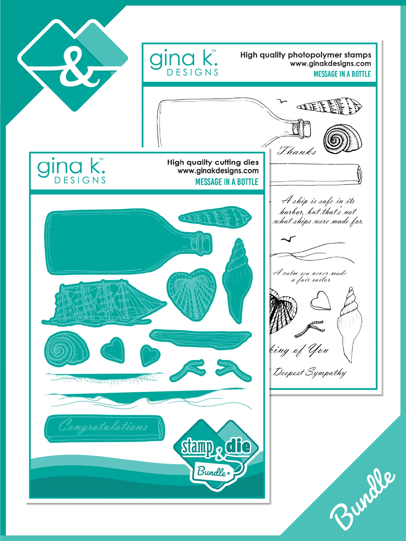 Gina K Designs - Message in a Bottle - BUNDLE