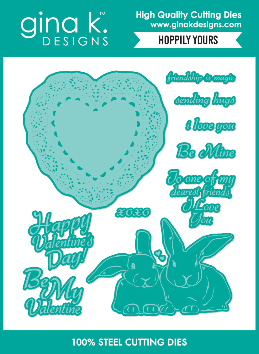 *NEW* - Gina K Designs - Hoppily Yours - DIE