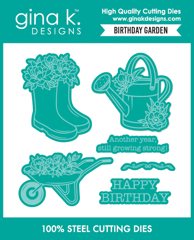 *NEW* - Gina K Designs - Birthday Garden - DIE
