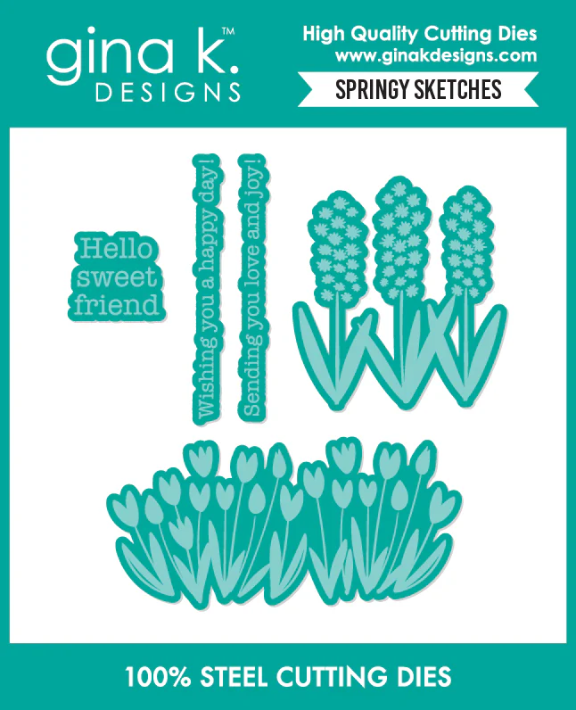 **NEW* - Gina K Designs - Springy Sketches - DIE