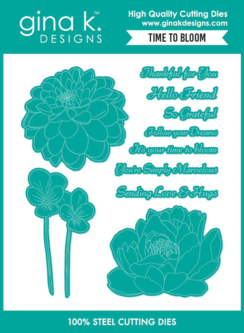*NEW* - Gina K Designs - Time to Bloom - DIE