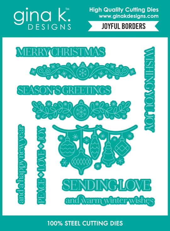 *NEW* - Gina K Designs - Joyful Borders - DIE
