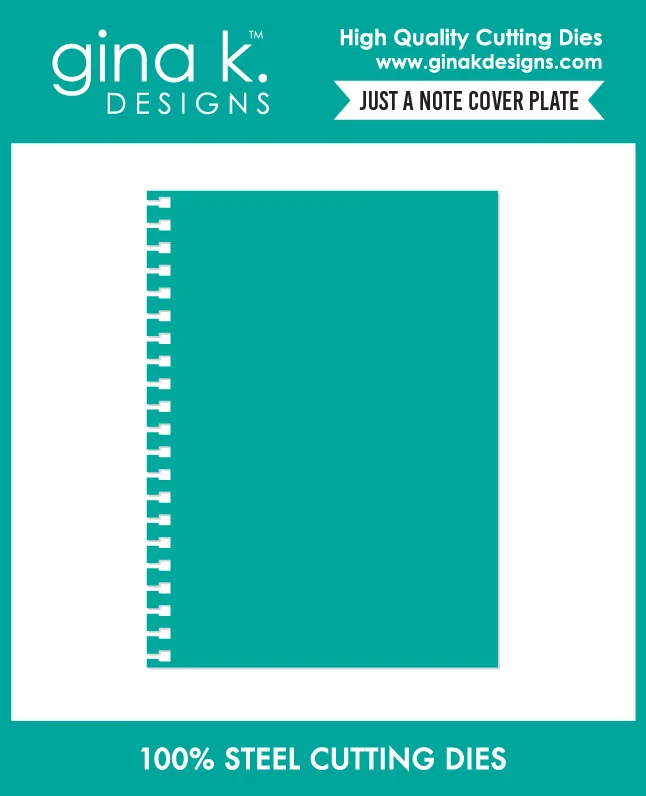 **NEW* - Gina K Designs - Just a Note Cover Plate - DIE