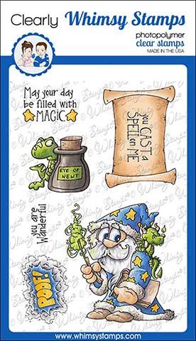 Whimsy Stamps - Cast a Spell Clear Stamps