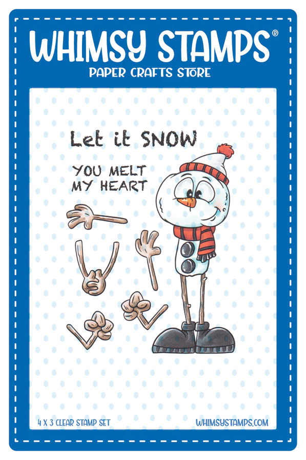 Whimsy Stamps - Snowman Clear Stamps