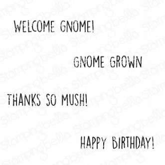 Stamping Bella - ODDBALL GNOME FAMILY SENTIMENT SET