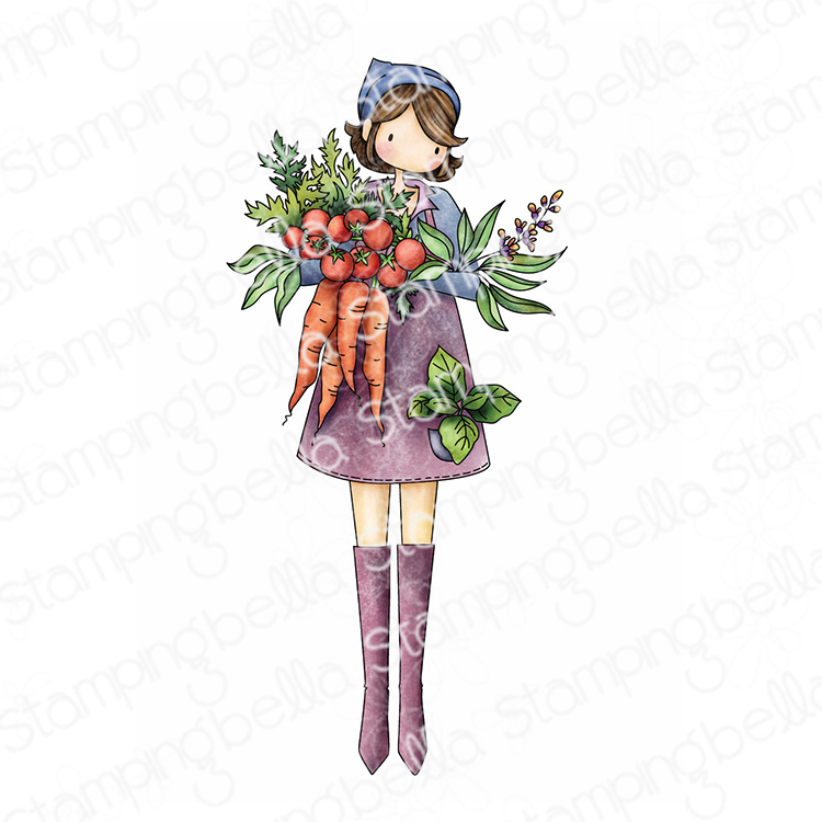 Stamping Bella - Uptown Girl Greta loves to Garden