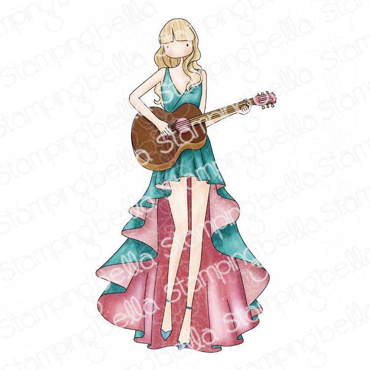 *NEW* - Stamping Bella - Uptown Girl plays Guitar