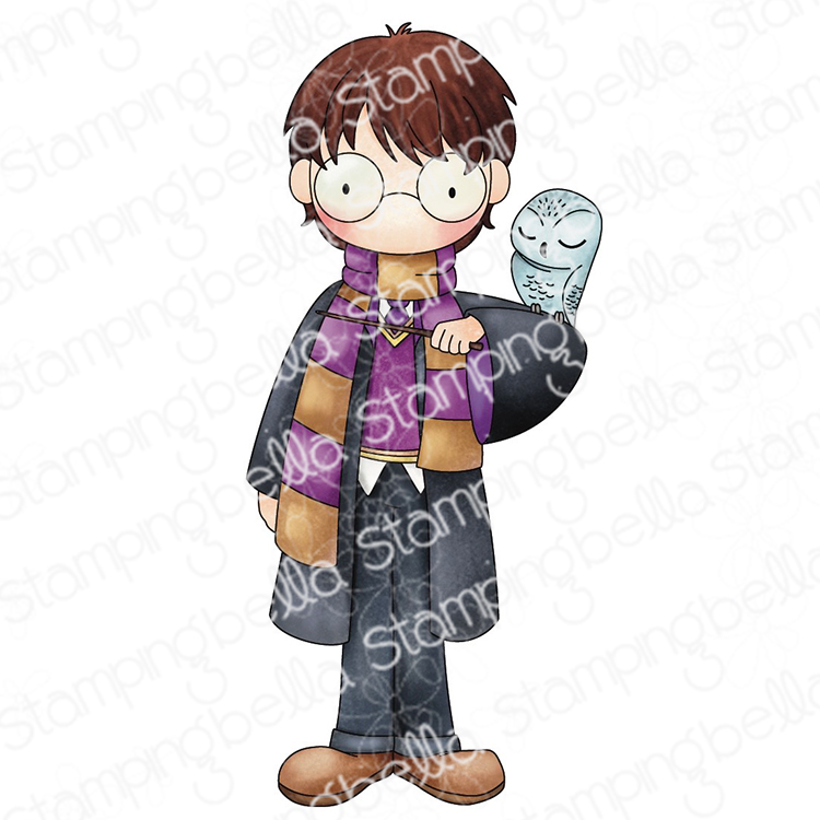 **NEW* - Stamping Bella - Tiny Townie Wizard in Training with Owl