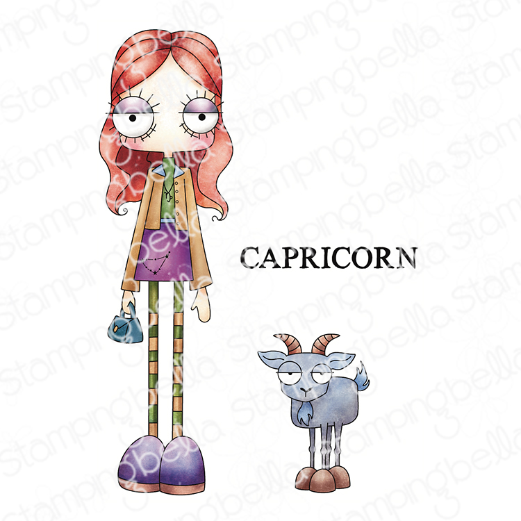 **NEW* - Stamping Bella - Oddball Zodiac Capricorn (3 stamps included)