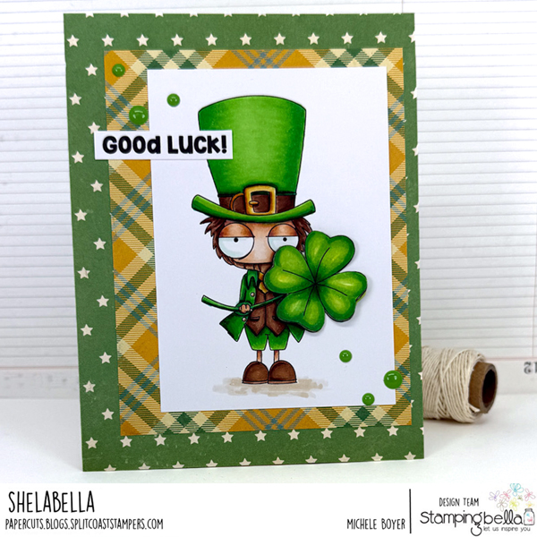 **NEW* - Stamping Bella - Good Luck Sentiment Set (8 stamps included) #2