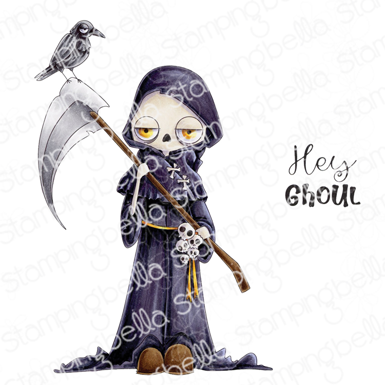 **NEW* - Stamping Bella - Oddball Grim Reaper (set of 2 stamps)