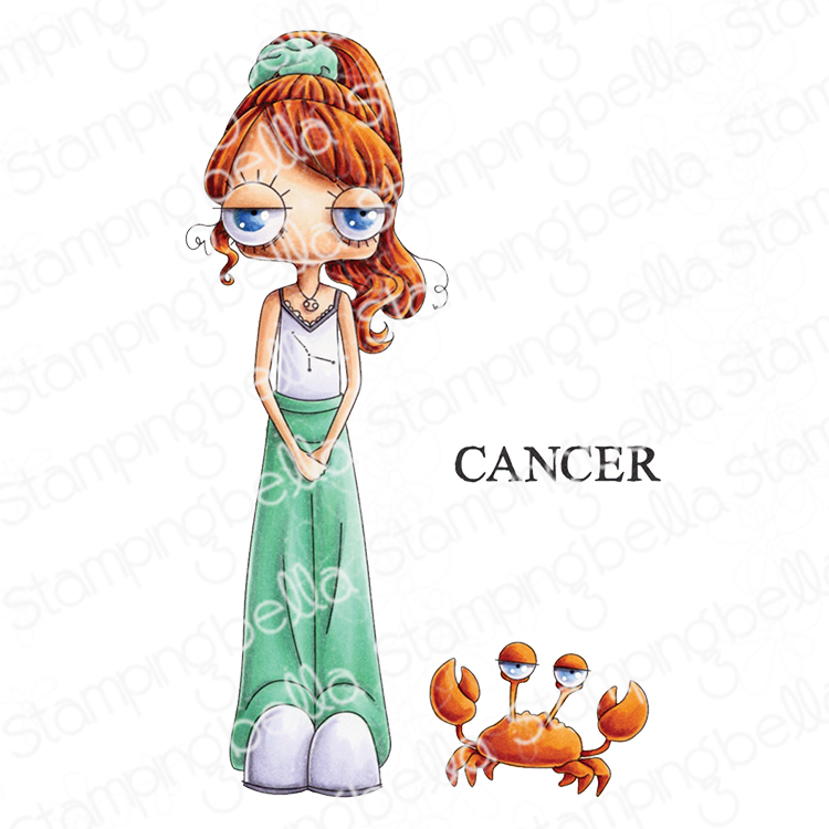 **NEW* - Stamping Bella - Oddball Zodiac Cancer (set of 3 stamps)