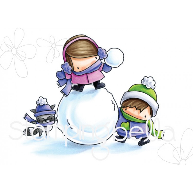 Stamping Bella - THE LITTLES WINTER COLLECTION: SNOW FIGHT