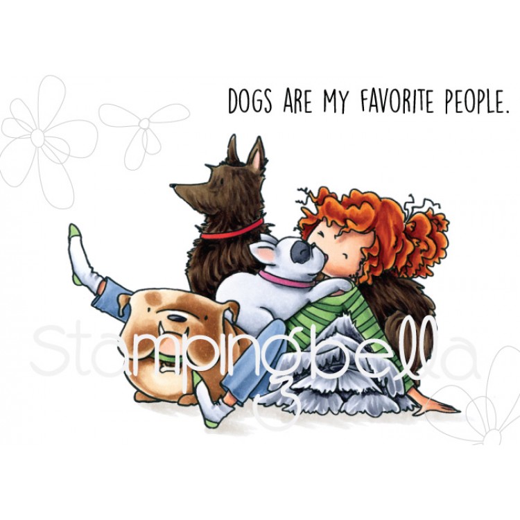 Stamping Bella - Tiny Townie Daphne and her Dogs