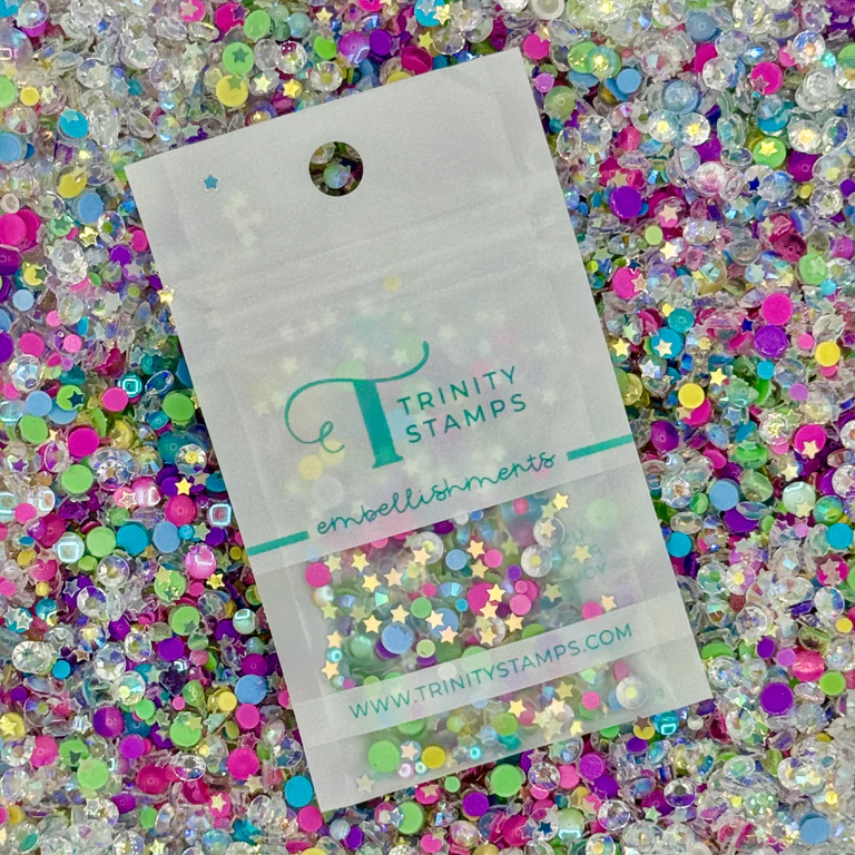 Trinity Stamps - Multicolor Meteorite Embelllishment Mix