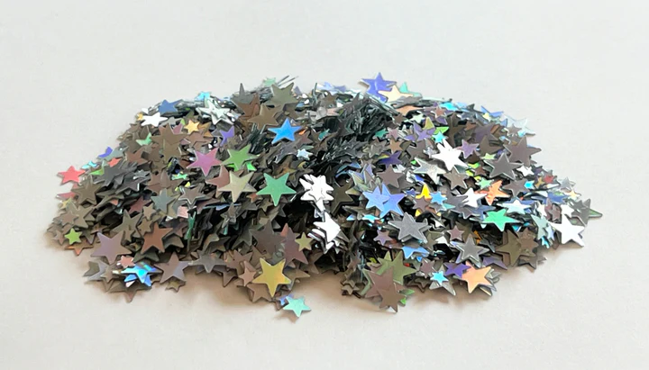 Gina K Designs - Holographic Stars - Embellishment