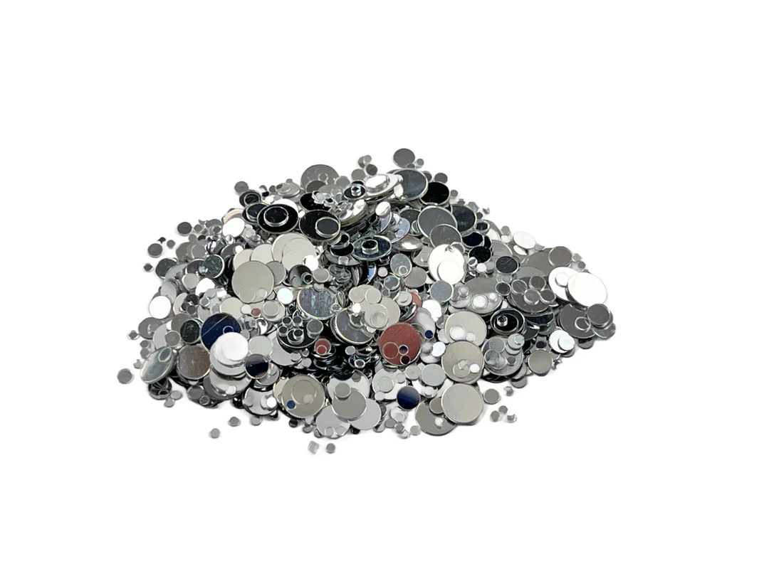 Gina K Designs - Metallic Dots Silver - Embellishment
