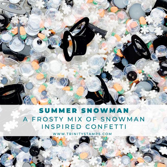 Trinity Stamps - Summer Snowman Embellishment Shaker Mix