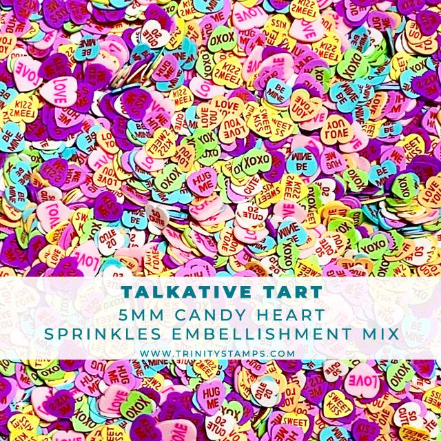 Trinity Stamps - Talkative Tart- Clay Sprinkles Embellishment Mix