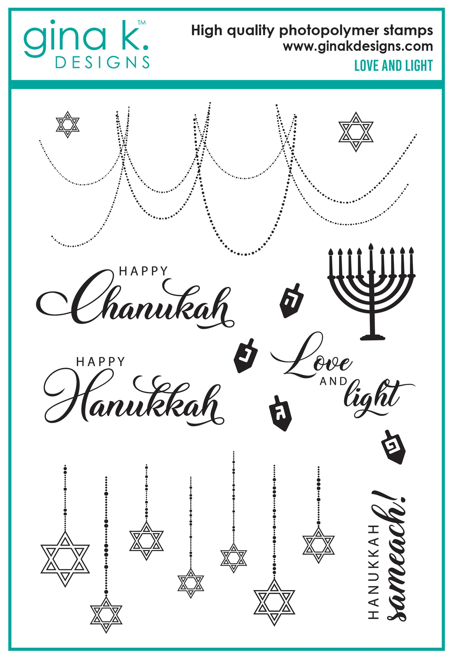 Gina K Designs - Love and Light - STAMPS