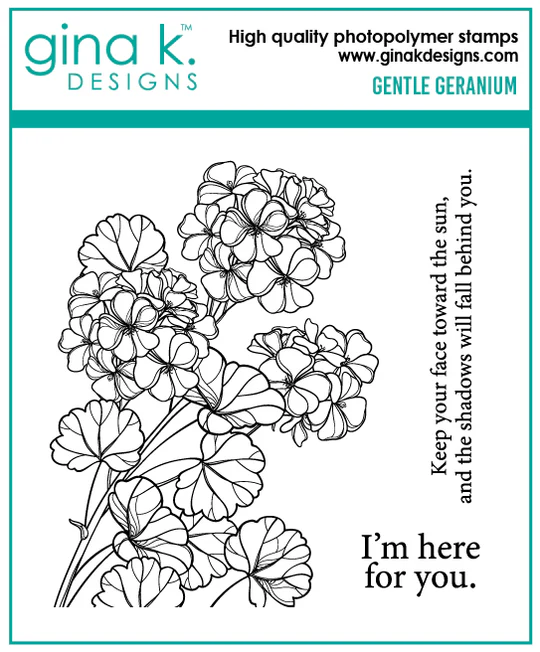 Gina K Designs - Gentle Geranium - STAMPS