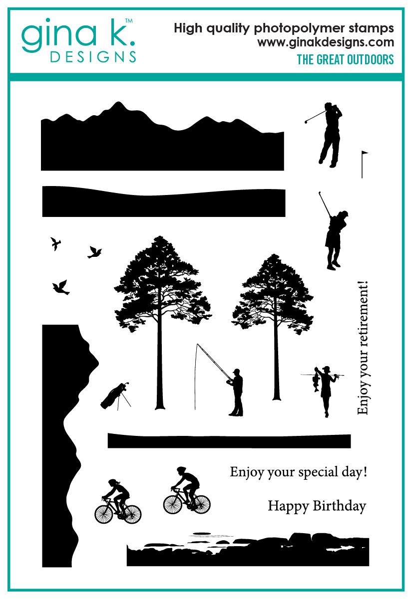 Gina K Designs - The Great Outdoors - STAMPS