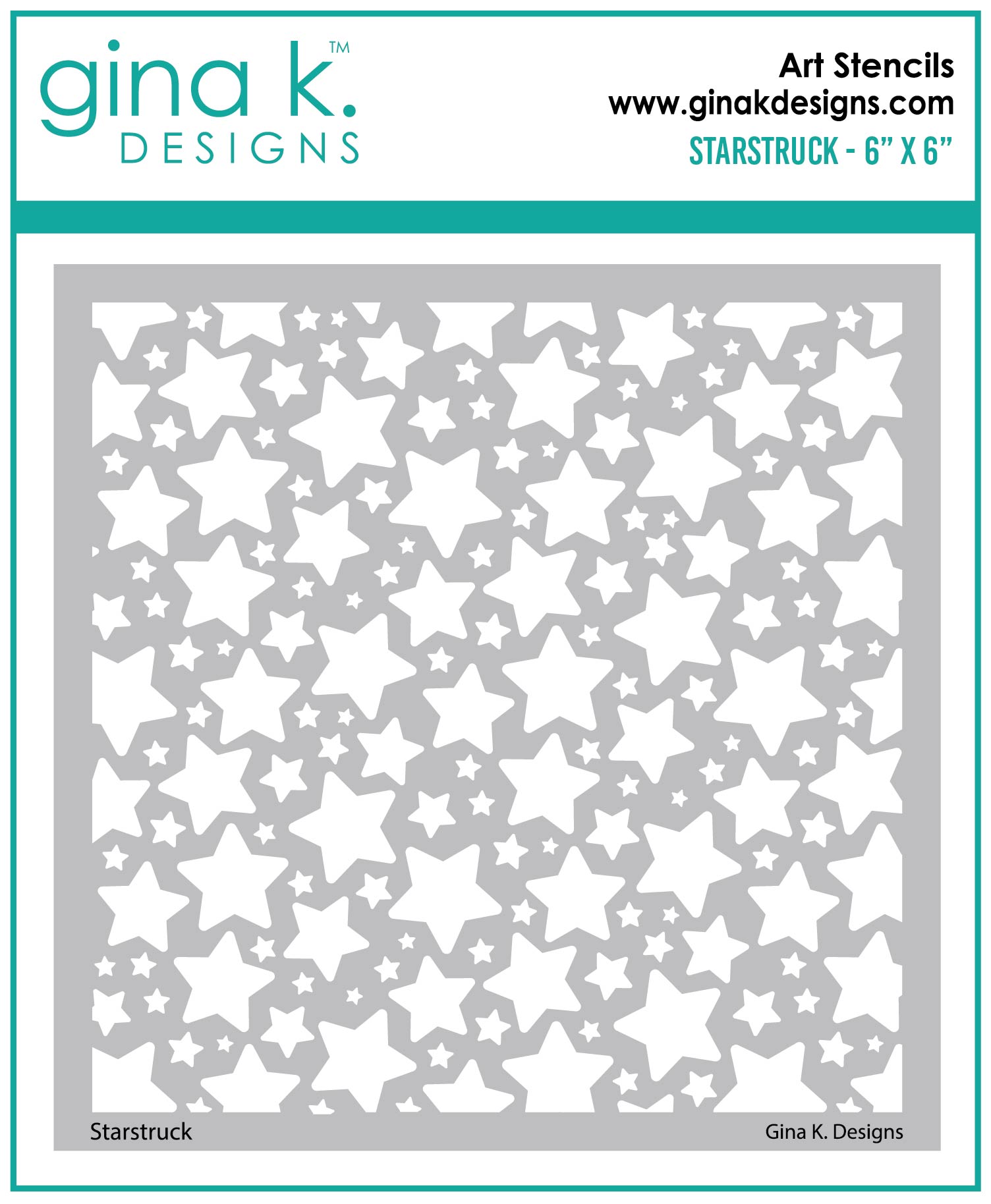 Gina K Designs - Star Struck - STENCIL