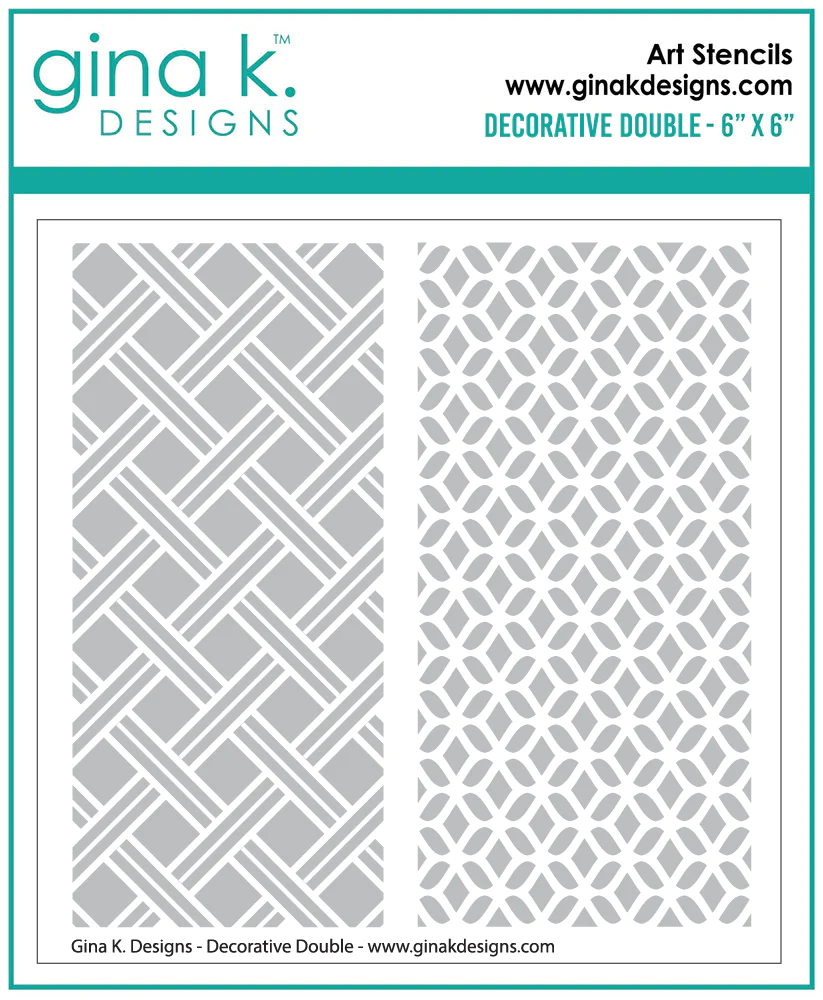 Gina K Designs - Decorative Double - STENCIL