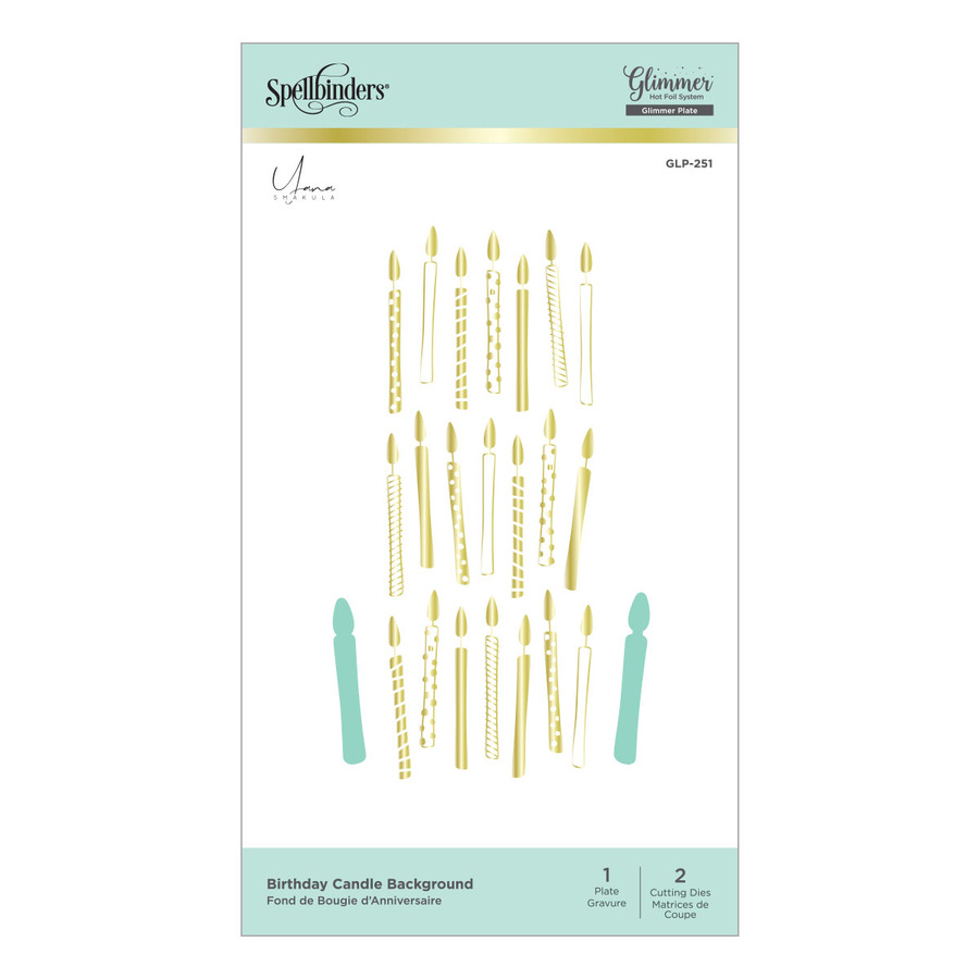 Spellbinders - Birthday Candle Background by Yana Smakula