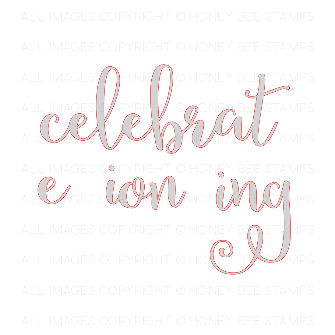 Honey Bee Stamps - Celebration | Honey Cuts