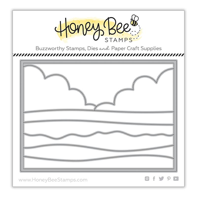 Honey Bee - Beach Scene A7 Cover Plate | Honey Cuts