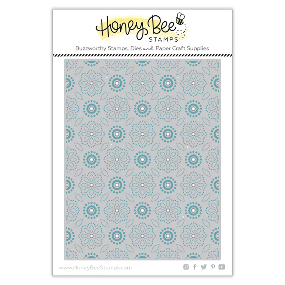 Honey Bee - Delicate Daisy A2 Cover Plate Base - Honey Cuts