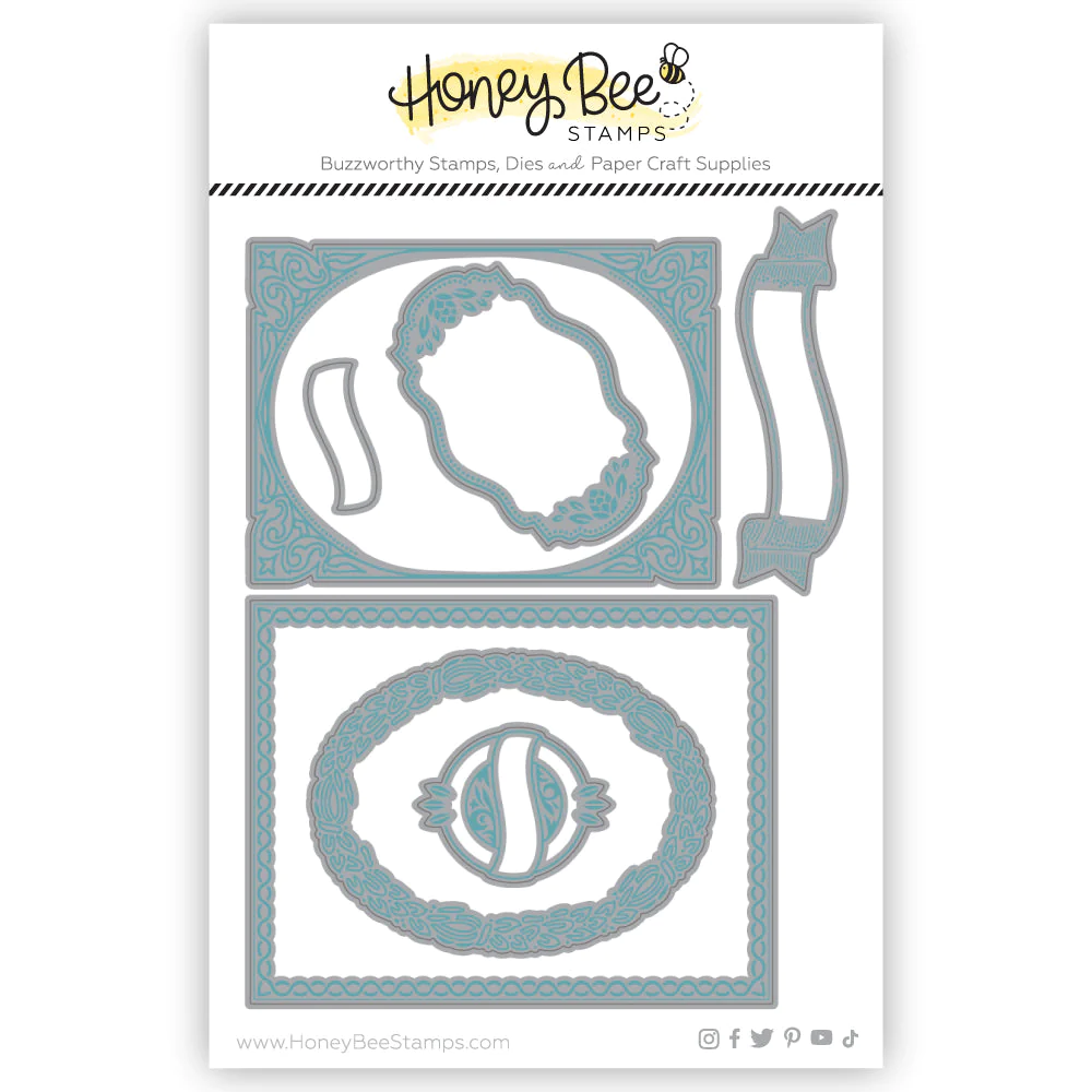 Honey Bee - Fancy Fall Layering Frames - Honey Cuts