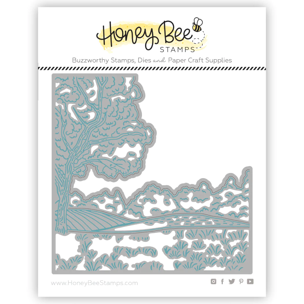 Honey Bee - Farmhouse Fields Scene Builder Cover Plate - Honey Cuts