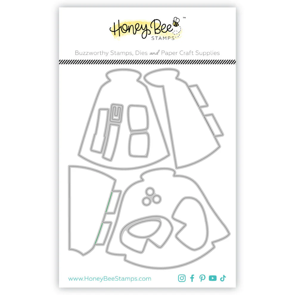 Honey Bee - Lovely Layers: Coat - Honey Cuts - Stand-Alone Dies